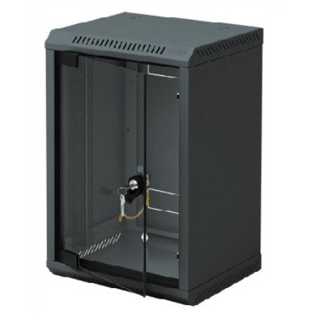 TRITON TRITON 10" Wandgehäuse RBA-10, 1-teilig, 6 HE, 310 x 260 mm, schwarz RAL 9005