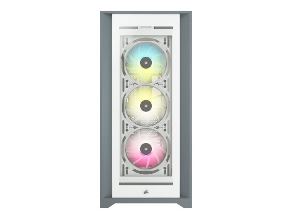 CORSAIR CORSAIR iCUE 5000X RGB Midi-Tower, Tempered Glass - weiß
