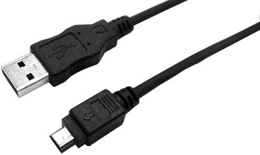 LogiLink USB 2.0 Kabel, USB-A - Mini USB-A Stecker, 3,0 m