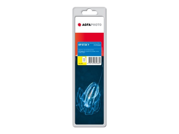 AGFAPHOTO Ink Cart.replaces HP Ink F6T83AE No.973x yellow für HP PageWide P APHP973XY