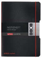 herlitz Notizheft my.book flex, A6, PP-Cover, schwarz