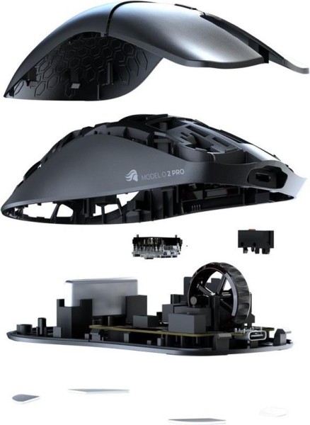 GLORIOUS GLORIOUS Model O 2 PRO Wireless, 1K Polling - black