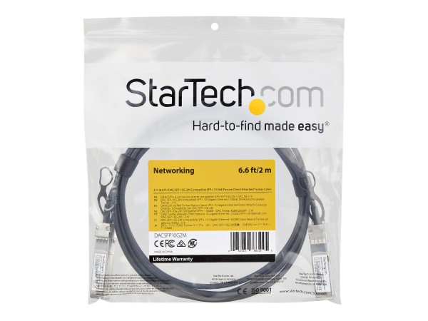 STARTECH.COM Dell EMC DAC-SFP-10G-2M kompatibles SFP+ Modul - 10GBase-CU - DACSFP10G2M