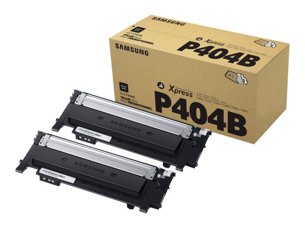 HP SAMSUNG CLT P404B 2er Pack Schwarz Tonerpatrone (SU364A)