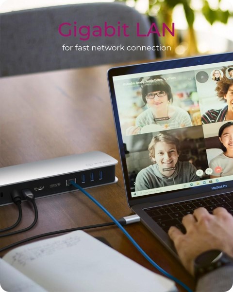 RAIDSONIC RAIDSONIC Dockingstation IcyBox USB-C  11 in 1 mit PD60W, USB3.2