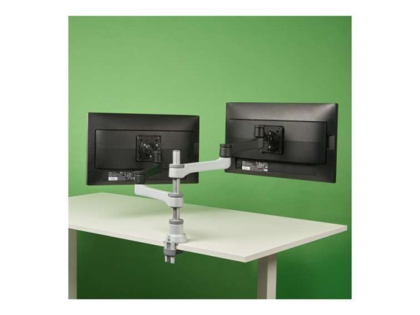 R-GO TOOLS Monitorarm Caparo 4 Twin verstellbar silver RGOVLZE4TWSI