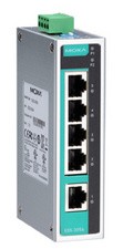 MOXA Unmanaged Industrial Ethernet Switch, 5 Port, EDS-205A