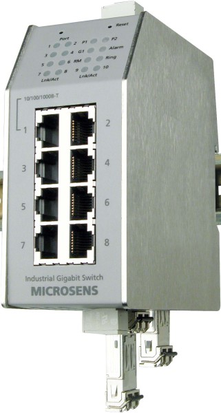 MICROSENS Microsens MS650869M-V2 10 Port Gigabit Ethernet Ring-Switch