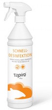 Tapira Flächen-Desinfektionsspray, 1 Liter Sprühflasche