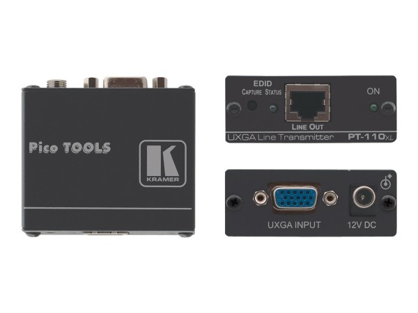 KRAMER PT-110xl Twisted Pair Übertrager für Computergrafik-Video mit EDID-U PT-110XL