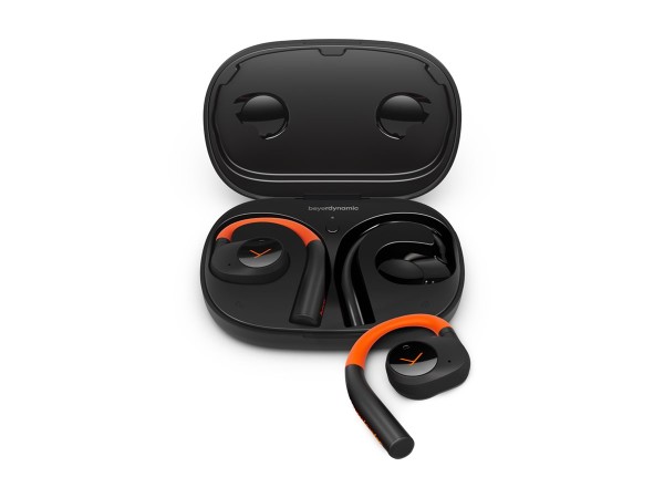 BEYERDYNAMIC Bluetooth Open-Ear-Kopfhörer Verio 200 Sport schwarz/orange 1000923