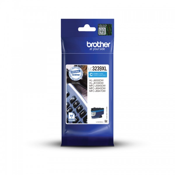 Brother LC-3239XLC Tintenpatrone Cyan 5000 Seiten