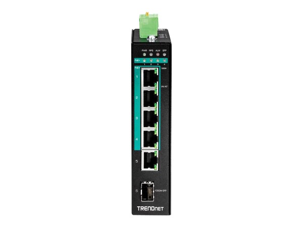 TRENDNET 5-PORT GGB POE+ DIN-RAIL SWITC TI-PG541