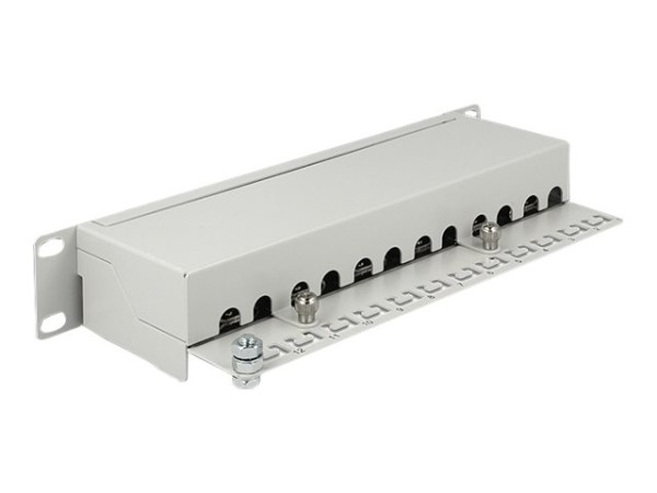 DELOCK DELOCK 10" Patchpanel 12 Port Cat.6A grau Deloc