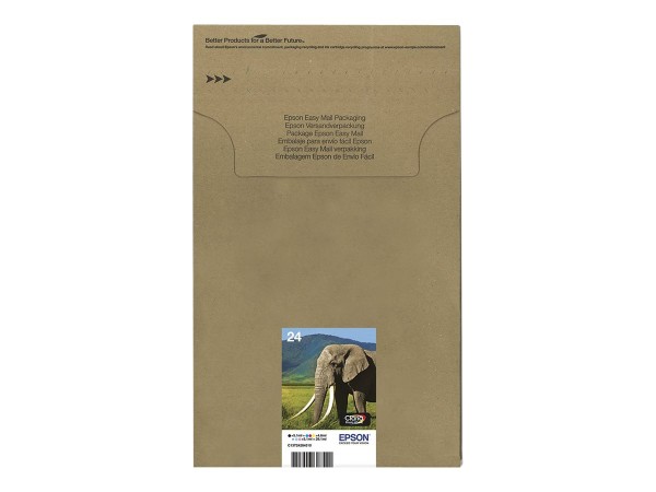 EPSON 24 Multipack Easy Mail Packaging 6er Pack Schwarz, Gelb, Cyan, Magent C13T24284510