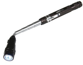uniTEC LED-Teleskop-Taschenlampe mit Magnet