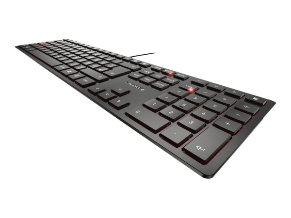 CHERRY CHERRY KC 6000 Slim Schwarz USB Belgisches Layout