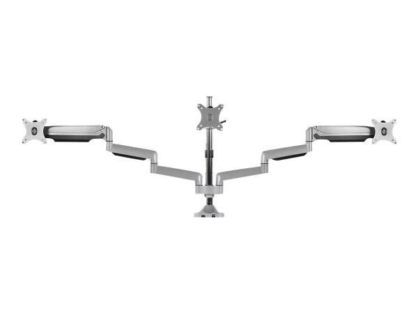 RAIDSONIC ICY BOX IB-MS505-TI Monitorstaender mit Tischhalterung fuer drei Monitore bis zu 81cm 32"