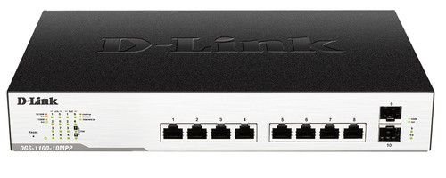 D-LINK D-LINK DLINK Switch DGS-1100-10MP 8x10/100/1000