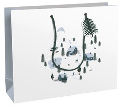 Clairefontaine Weihnachts-Geschenktüte "Winter", mittel