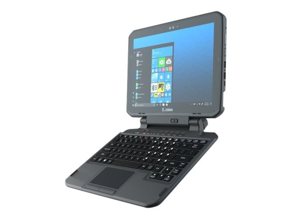 ZEBRA - Tastatur - mit Touchpad, ausziehbarer integrierter Griff - hintergr KYB-ET8X-2IN1-UK1-01