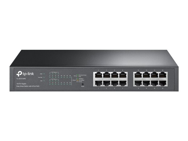 TP-LINK 16-Port Gigabit Easy Smart Switch with 8-Port PoE+ TL-SG1016PE