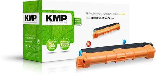 KMP Toner Brother TN-247C/TN247C cyan 2.300 S. B-T110X remanufactured 1268,3003