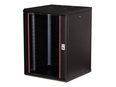 EQUIP EQUIP Netzwerkschrank 19"  16U 600x600mm Glastür  schwarz