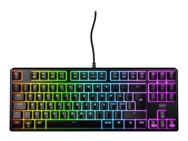 CHERRY XTRFY K4V2 TKL keyboard, black CX-K4V2-RGB-TKL-R-FRA