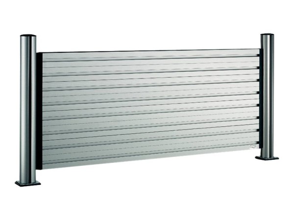 NOVUS DAHLE NOVUS SlatWall - Montagekomponente (Klammer, 2 Säulen, Organisationswand) - Silber - Tischmontage