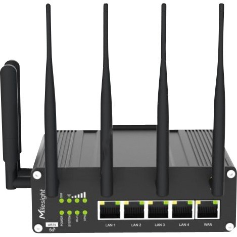MILESIGHT IoT Industrial Cellular Router UR75-504AE-W2