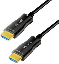 LogiLink HDMI AOC Hybrid Glasfaserkabel, 4K/60Hz, 30 m