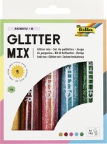 folia Glitter-Mix "Rainbow", 5 Tuben à 14 g