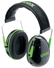 uvex Kapsel-Gehörschutz K1, schwarz / grün
