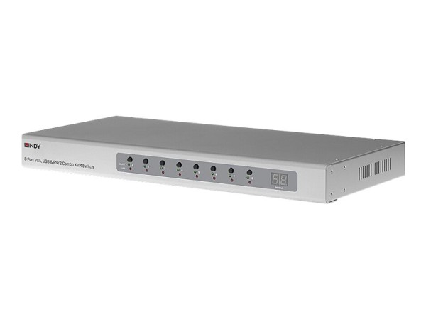 LINDY KVM Switch 8 Port VGA, USB & PS/2 Combo 39526