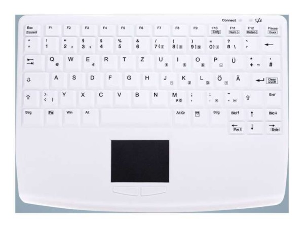 CHERRY AKTIVE KEY Bluetooth Hygiene Notebook Style Touchpad AK-4450-GXUVS-W/GE