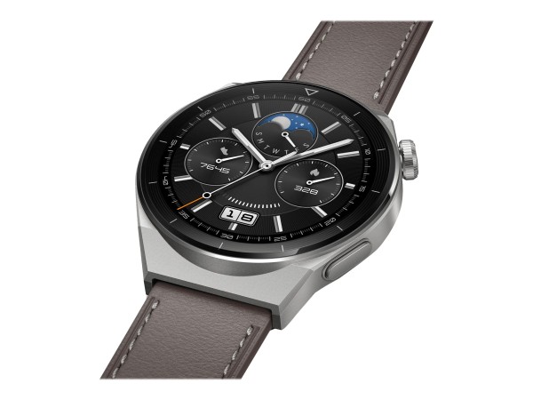 HUAWEI Watch GT 3 Pro - 46 mm - Titan - intelligente Uhr mit Riemen - Handg 55028467