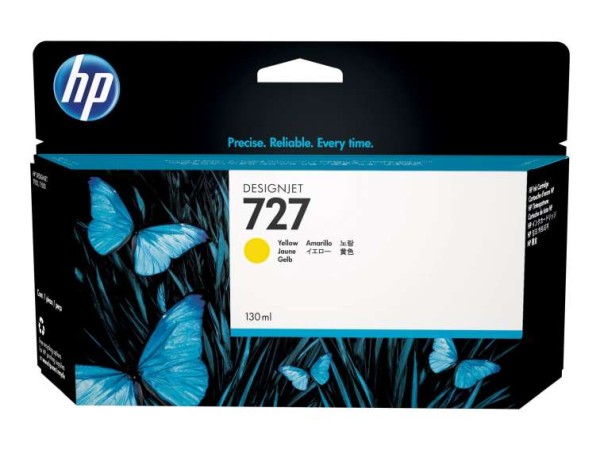 HP 727 Dye Based Yellow Tintenpatrone B3P21A