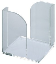 MAUL Zettelbox Acryl, glasklar, Stärke: 4 mm, ohne Zettel