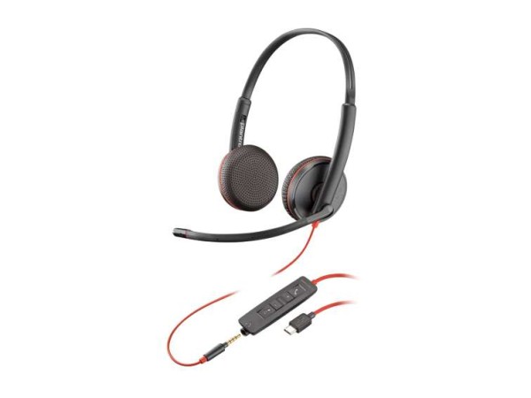 HP Poly Blackwire C3225 Stereo USB-C Headset 80S04AA