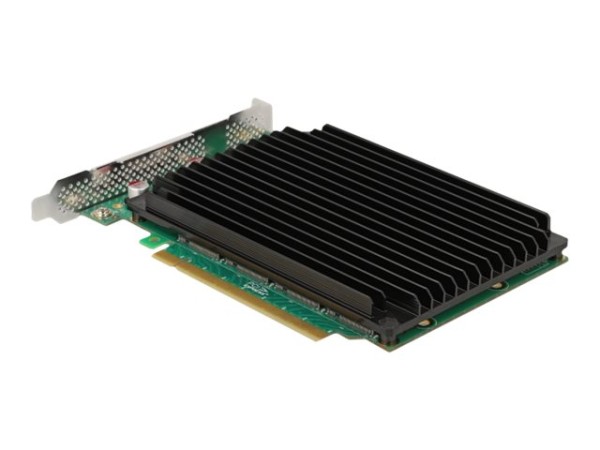 DELOCK DELOCK PCI Expr x16 Karte > 4x int NVMe M.2 Key M Kühlkörper