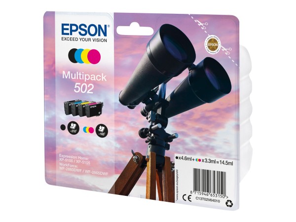 EPSON Ink/502 Binocular CMYK C13T02V64010