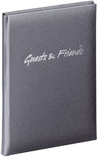 PAGNA Gästebuch "Guests & Friends", anthrazit, 144 Seiten