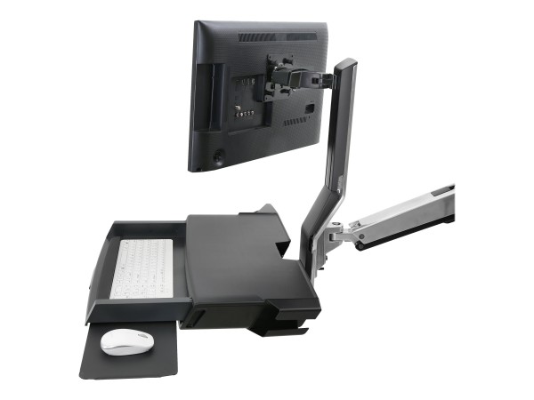 ERGOTRON SV COMBO ARM, WORKSURFACE, PRE-CONFIGURATION, SMALL CPU HOLDER, IN 45-594-026