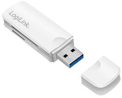LogiLink USB 3.0 Mini Card Reader, weiß