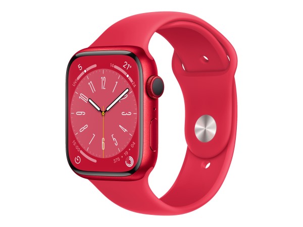APPLE APPLE Watch S8 Alu 45mm Red (Sportband Red) iOS