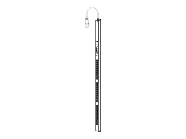 APC APC EASY PDU Switched Zero U 11kW 230V 21 C13 and 6 C19 IEC309