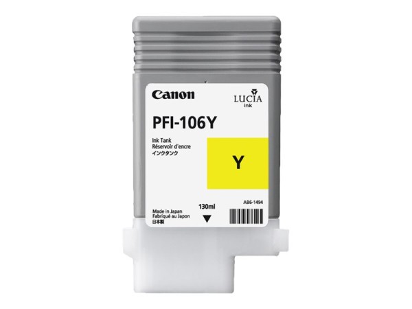 CANON CANON PFI 106 Y Gelb Tintenbehälter