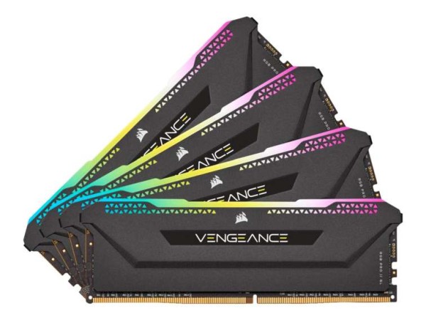 CORSAIR VENGEANCE RGB 64GB Kit (4x16GB) CMH64GX4M4E3200C16