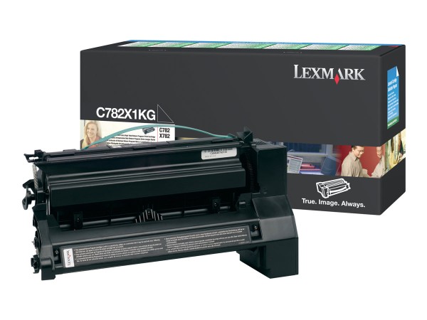 LEXMARK Besonders hohe Ergiebigkeit Schwarz Tonerpatrone LCCP, LRP C782X1KG